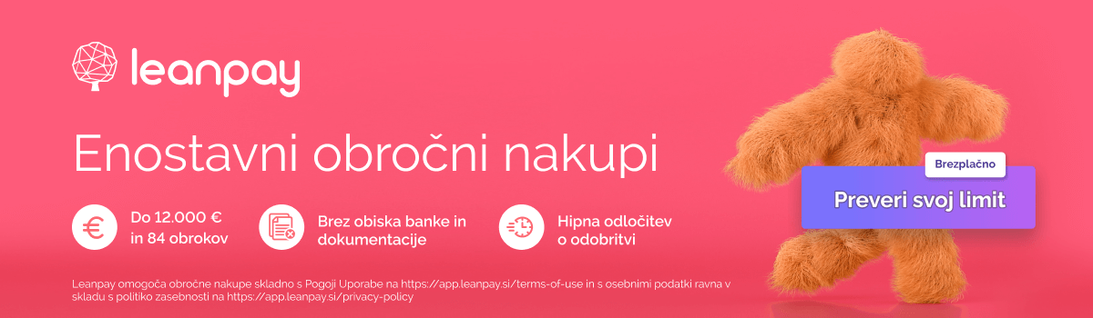 Leanpay možnosti obročnega nakupa oziroma obročnega odplačevanja