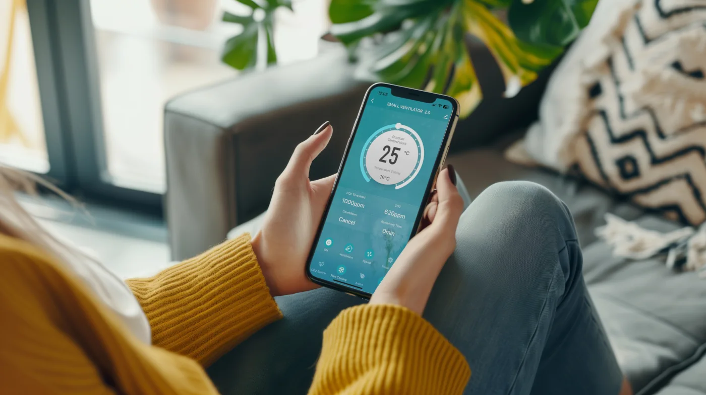 Aplikacija za upravljanje lokalnega prezračevanja